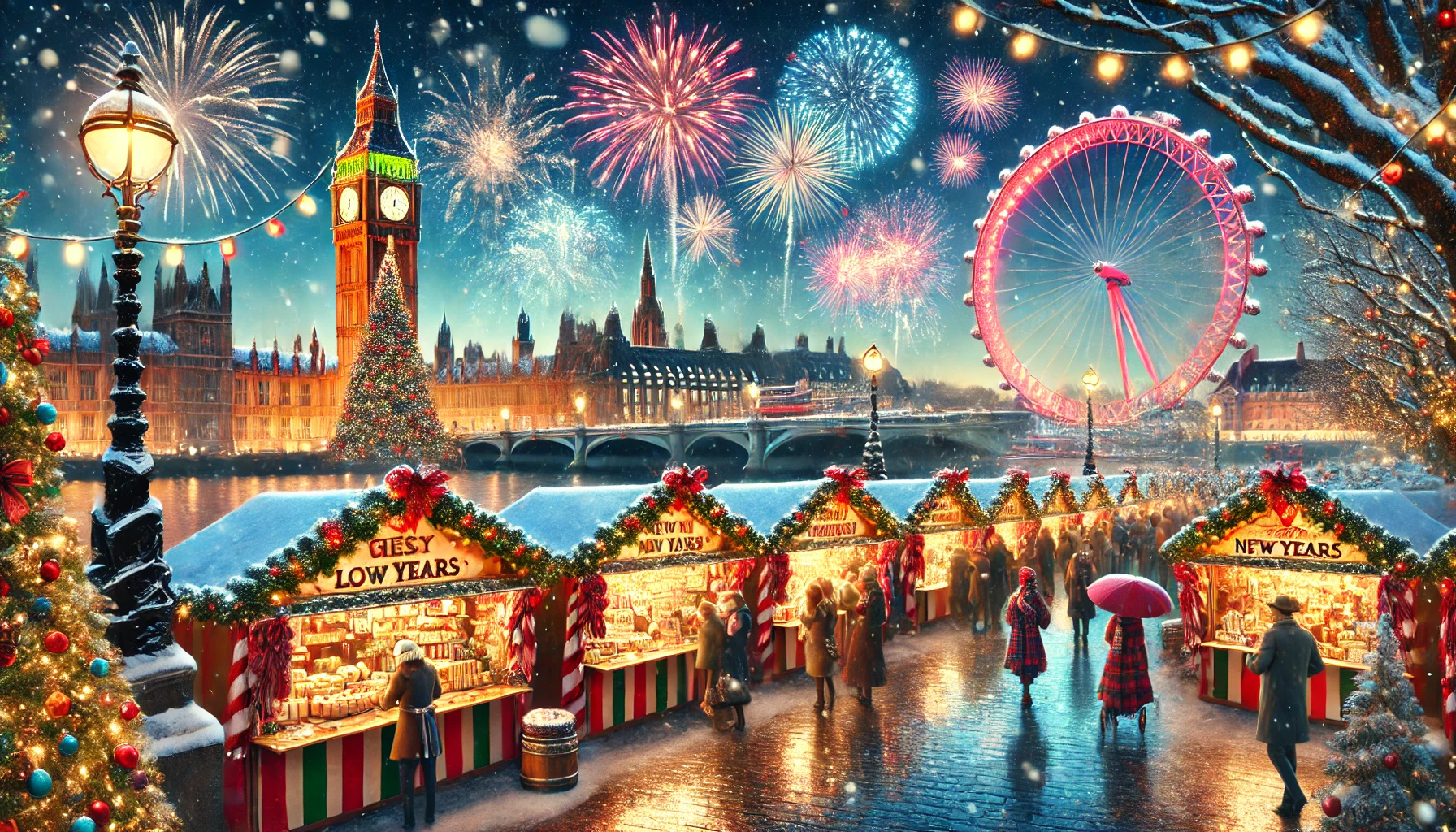 Weihnachten und Silvester in London verbringen