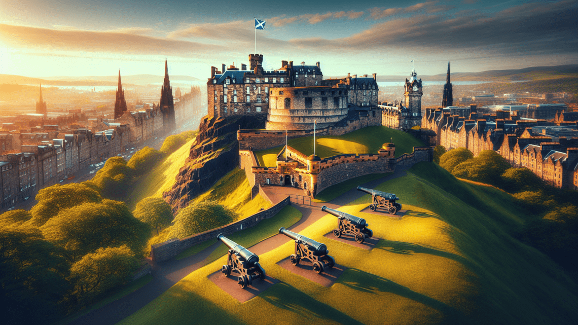 Besichtigung des Edinburgh Castle – Festung mit Blick über die Stadt