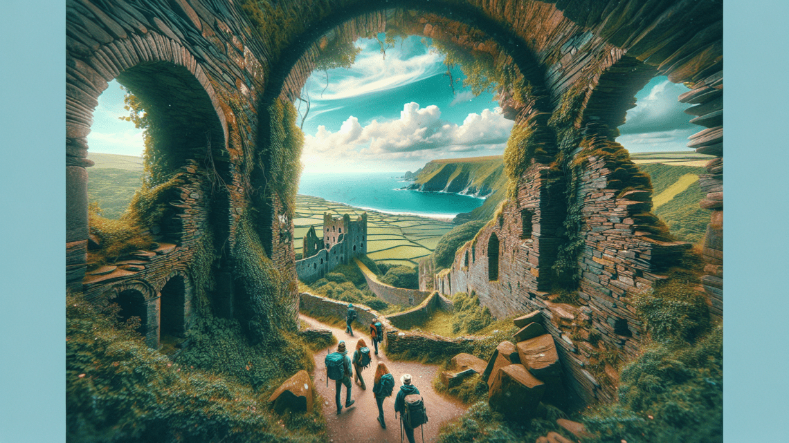 Erkundung der Burgruinen von Tintagel – die sagenhafte Burg von König Artus