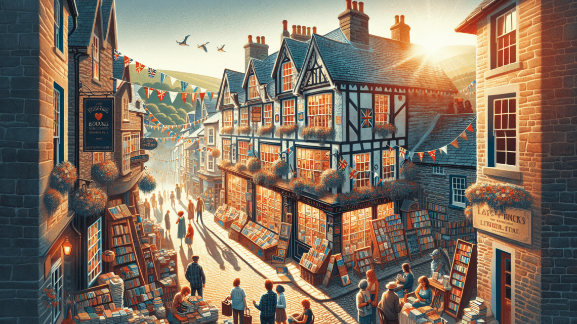 Teilnahme an einem literarischen Festival in Hay-on-Wye – berühmte Bücherstadt