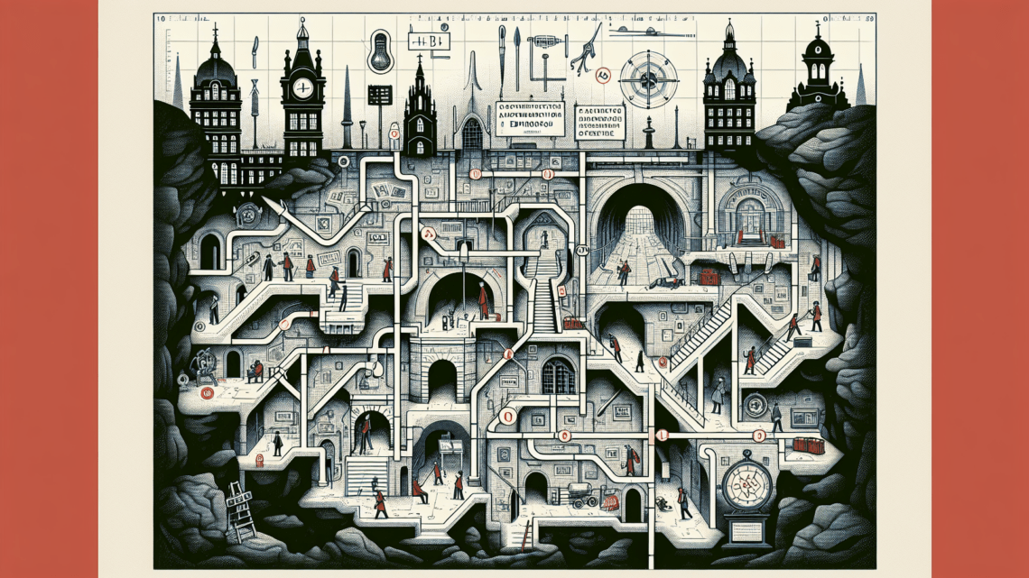 Teilnahme an einer Krimitour durch das Edinburgher Untergrundlabyrinth