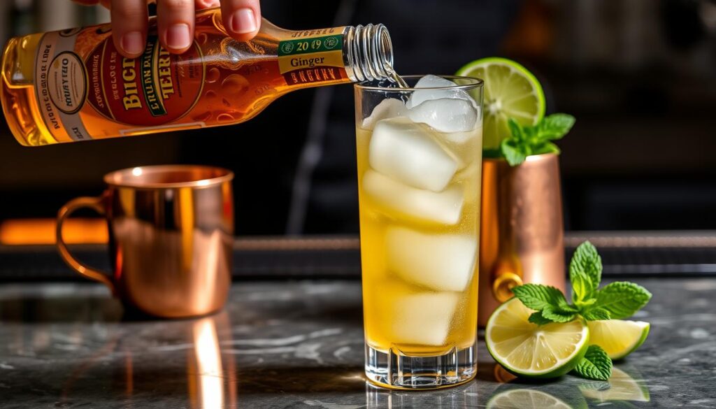 Ginger Beer Cocktail Zubereitung