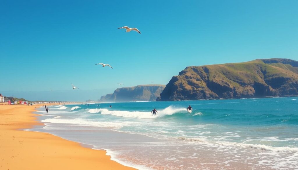 Surfspot in Newquay Cornwall