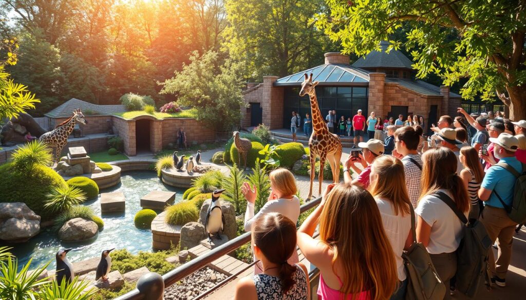 Tierbeobachtung im London Zoo