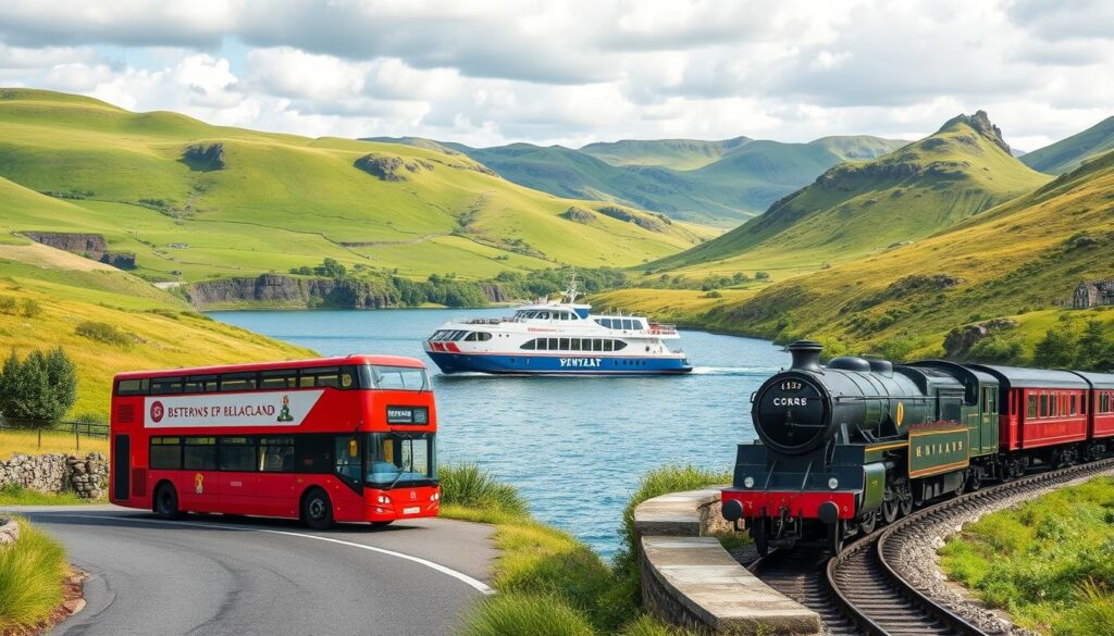 Transportmöglichkeiten Rundreise England Irland Schottland Transportmöglichkeiten Rundreise England Irland Schottland