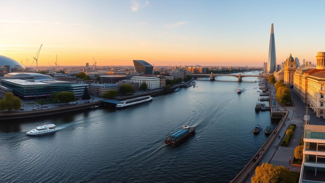 Die Themse: Londons majestätischer London River heute