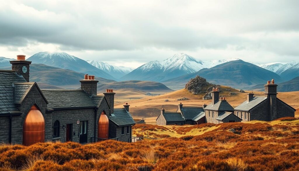 Schottische Whisky Destillerien in den Highlands