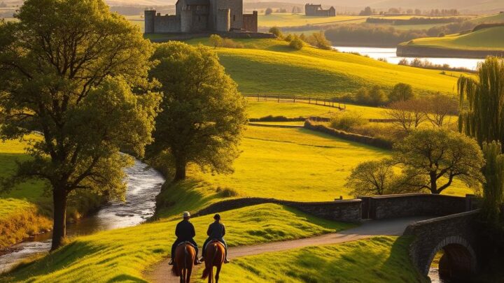 Irlands wunderschöne Reitwege: Die besten Orte für Pferdeliebhaber