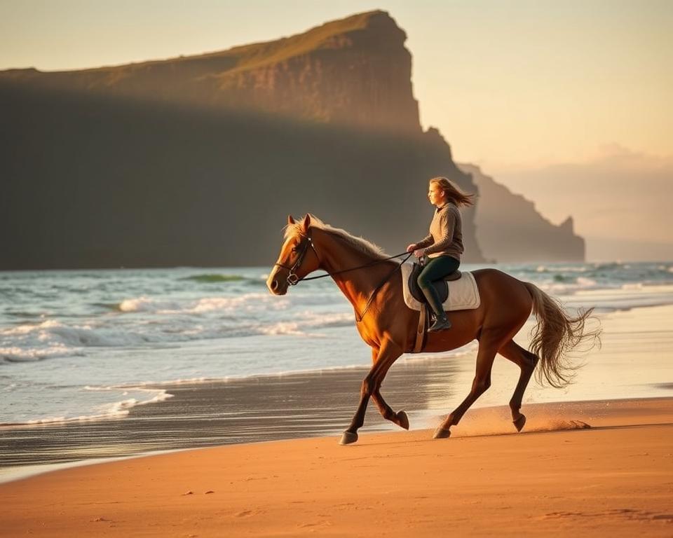 Strandritt in Irland