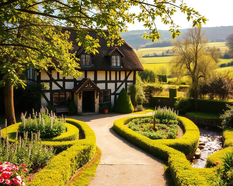 Anne Hathaway Cottage Tudor-Garten