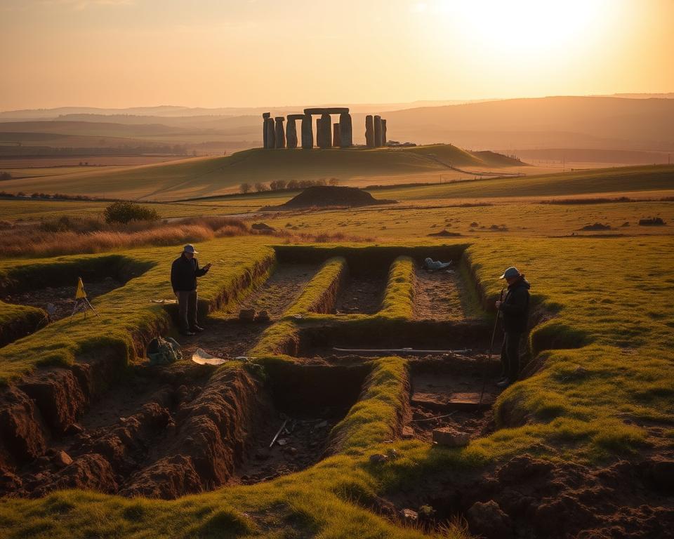 Archäologische Ausgrabungen Wiltshire
