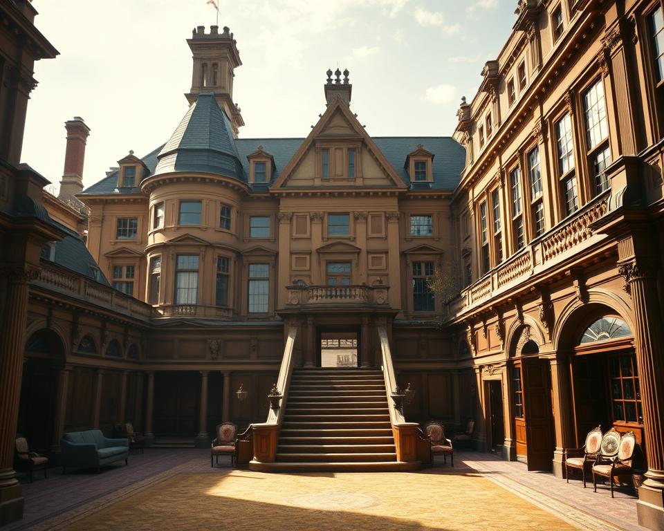 Architektur und Set-Design von Sex Education