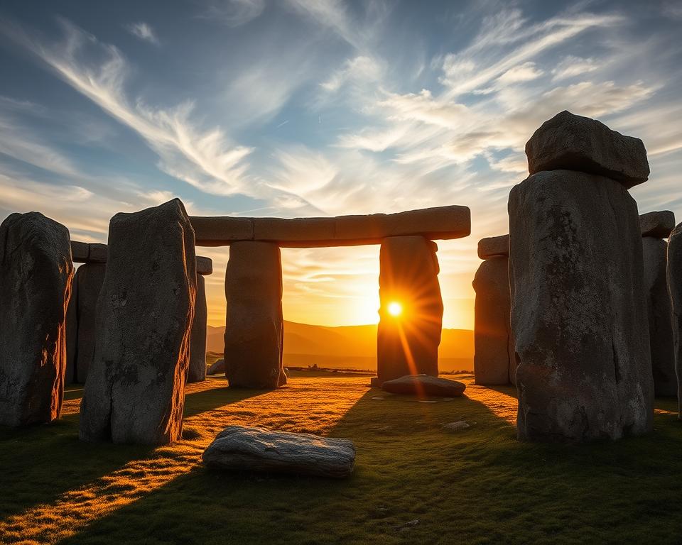 Astronomische Ausrichtung Steinkreis