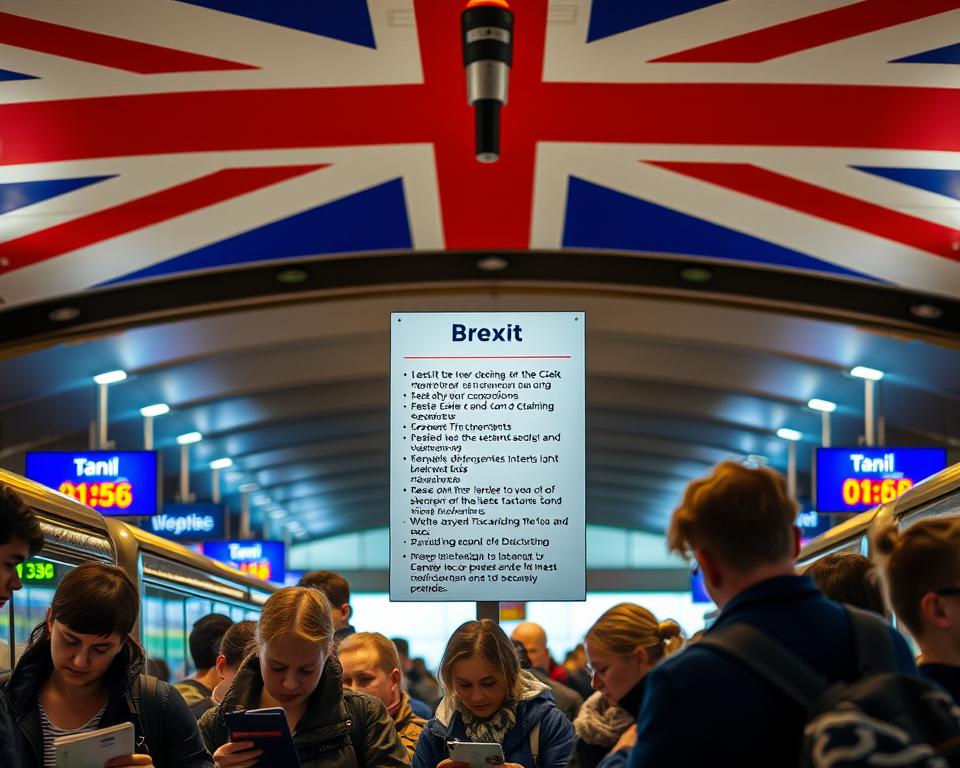 Brexit Busreise Einreisebestimmungen