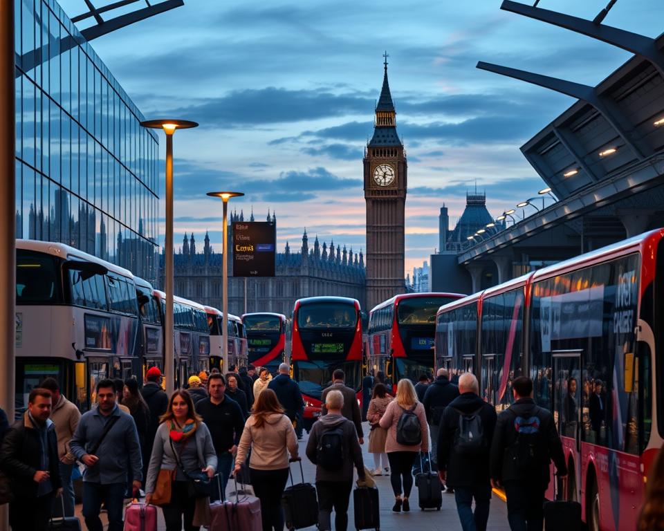 Busstation London Transfer
