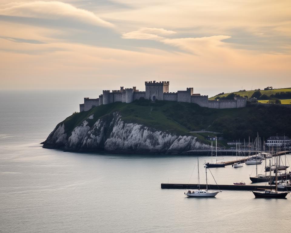 Dover Castle Küstenaussicht