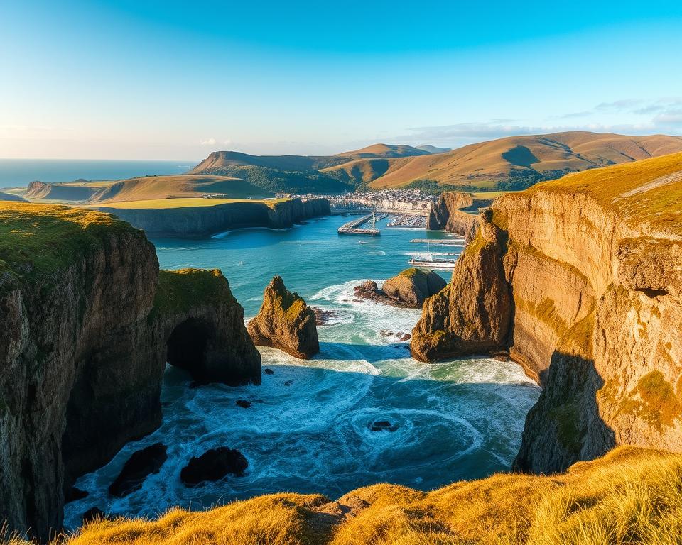 Exmoor Küste Panorama