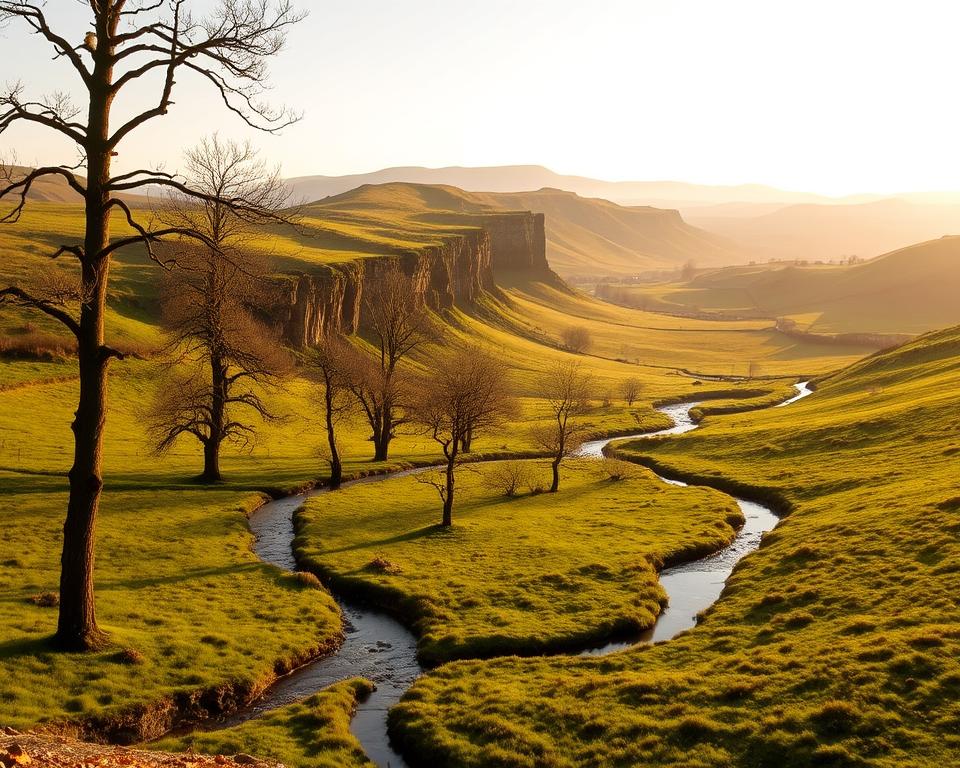 Exmoor Landschaft Panorama