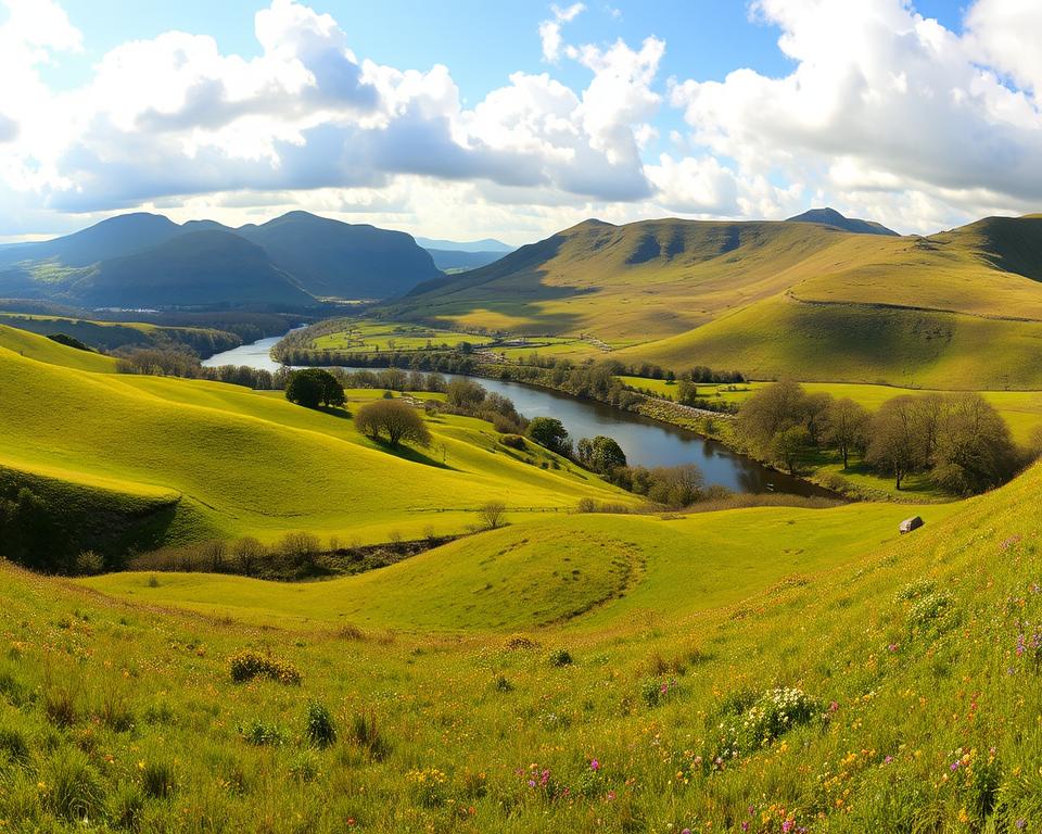 Exmoor Landschaft Panorama