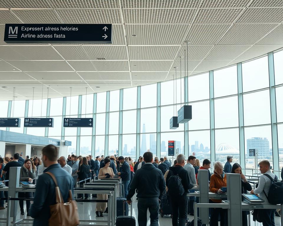 Express-Check-in London City Prozesse