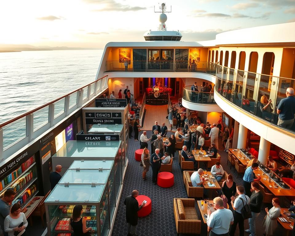 Fähre Bordservice und Unterhaltung