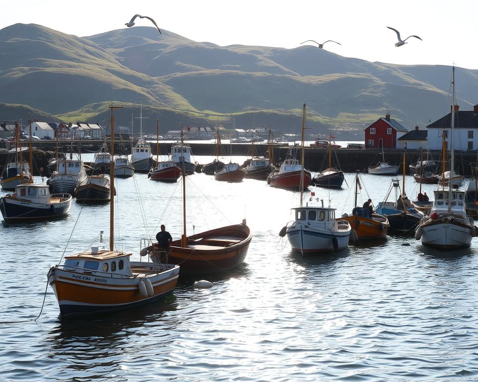 Fischerboote im Hafen von Castletownbere