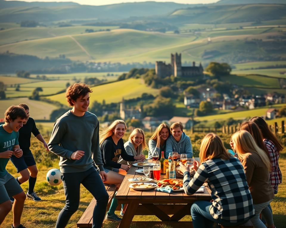 Freizeitaktivitäten in England für Jugendliche