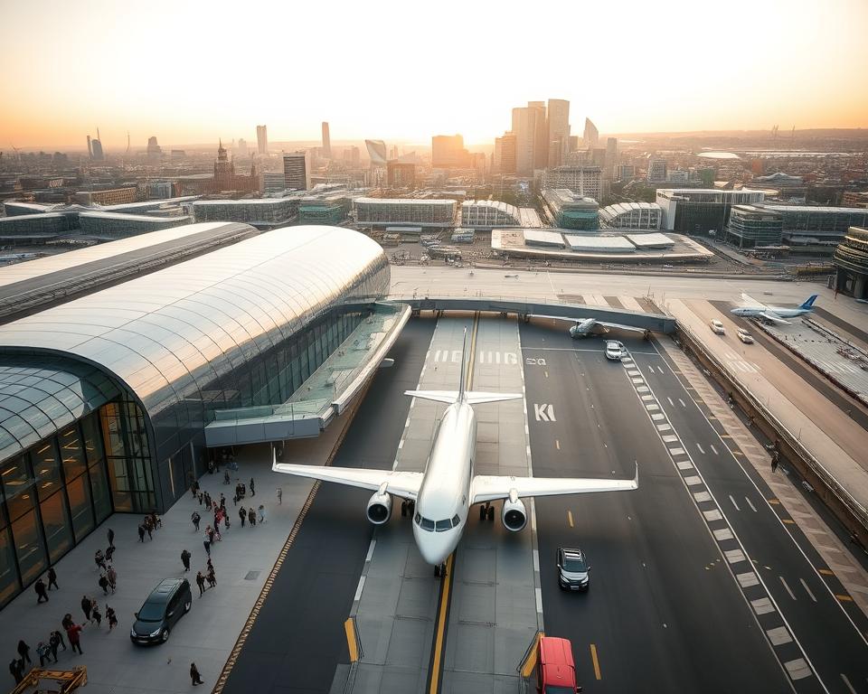 London City Flughafen zentrale Lage