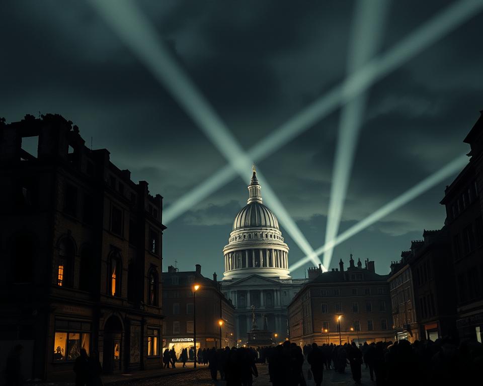 London während des Blitz im Zweiten Weltkrieg
