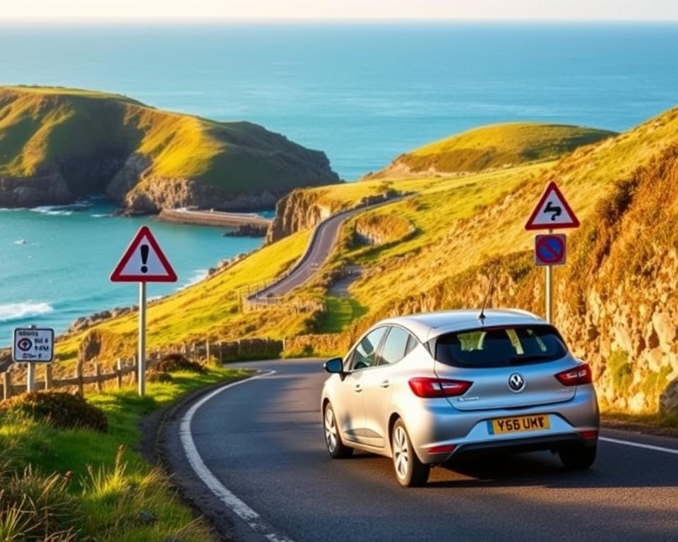 Mietwagen in Cornwall Verkehrsregeln