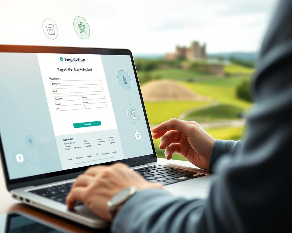 Online-Registrierung England Einreiseprozess