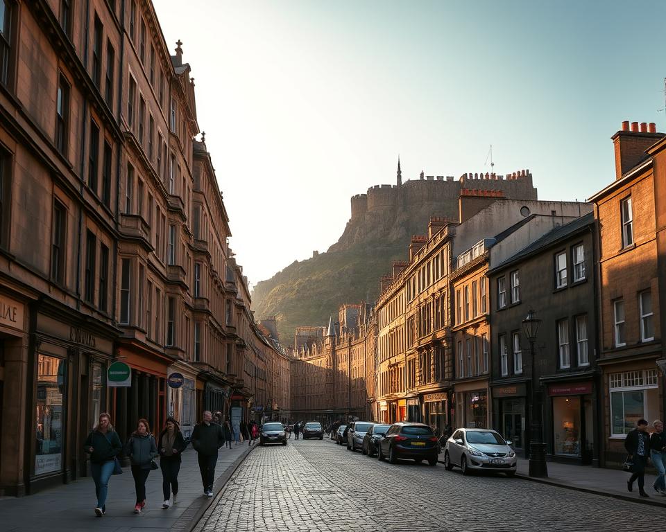 Royal Mile Edinburgh historisches Zentrum