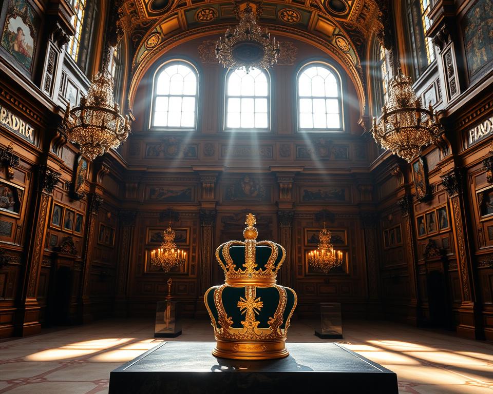 Schottische Kronjuwelen im Crown Room