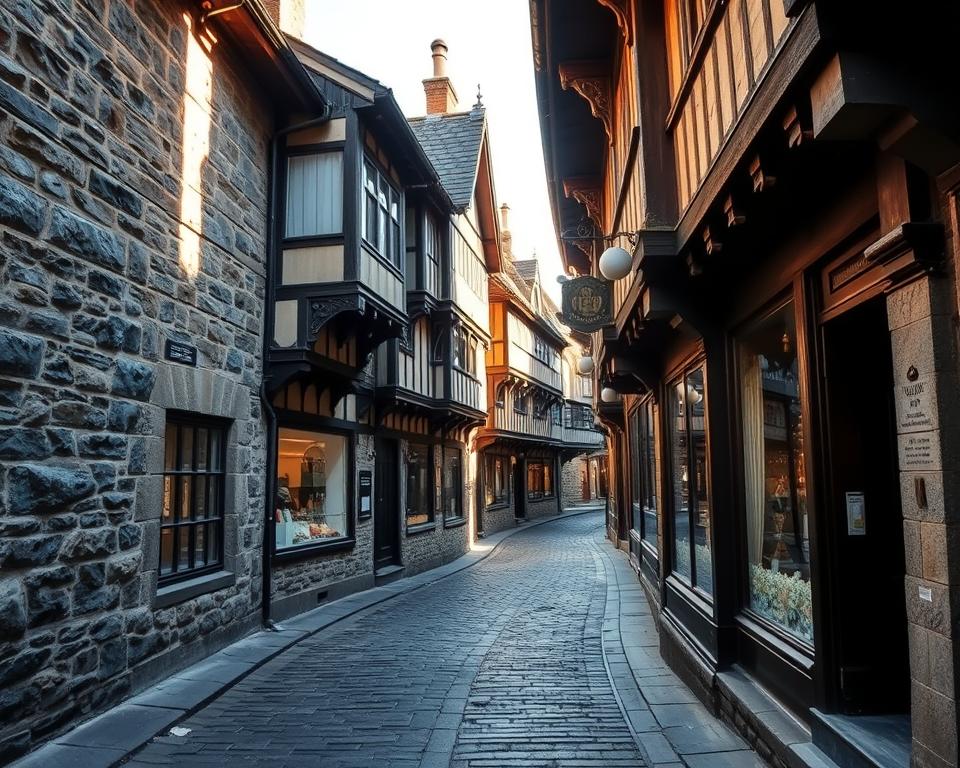 The Shambles York mittelalterliche Straße