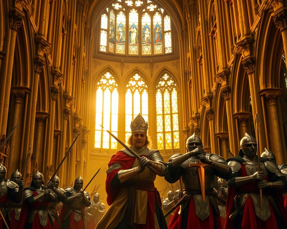 Thomas Becket Märtyrertum in Canterbury Cathedral