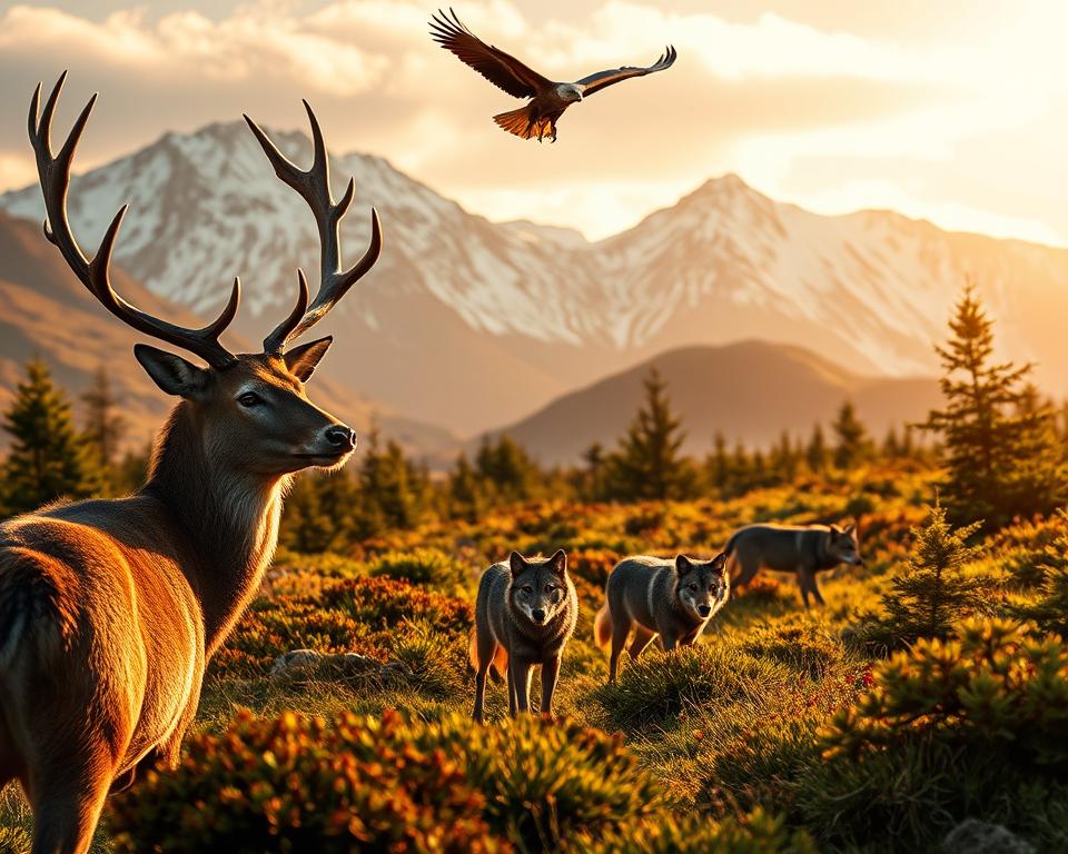 Tierwelt Cairngorms Wildtiere