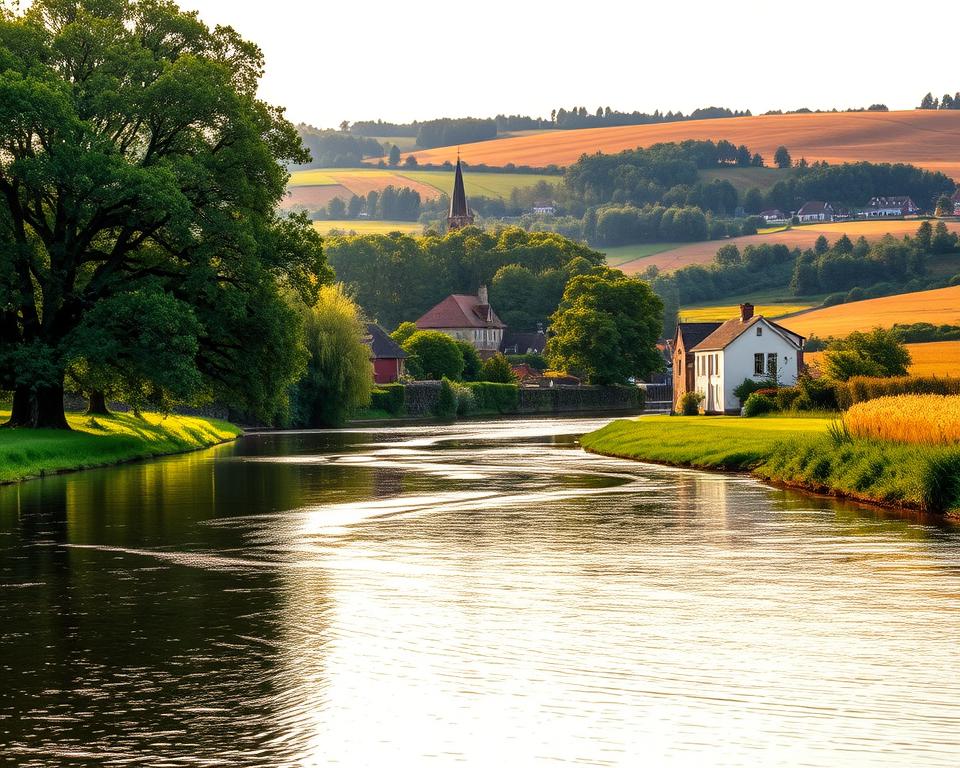 Trent Fluss in Mittelengland