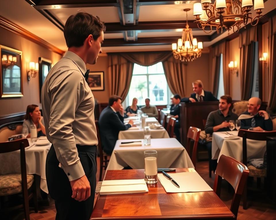 Trinkgeld in englischen Restaurants und Hotels