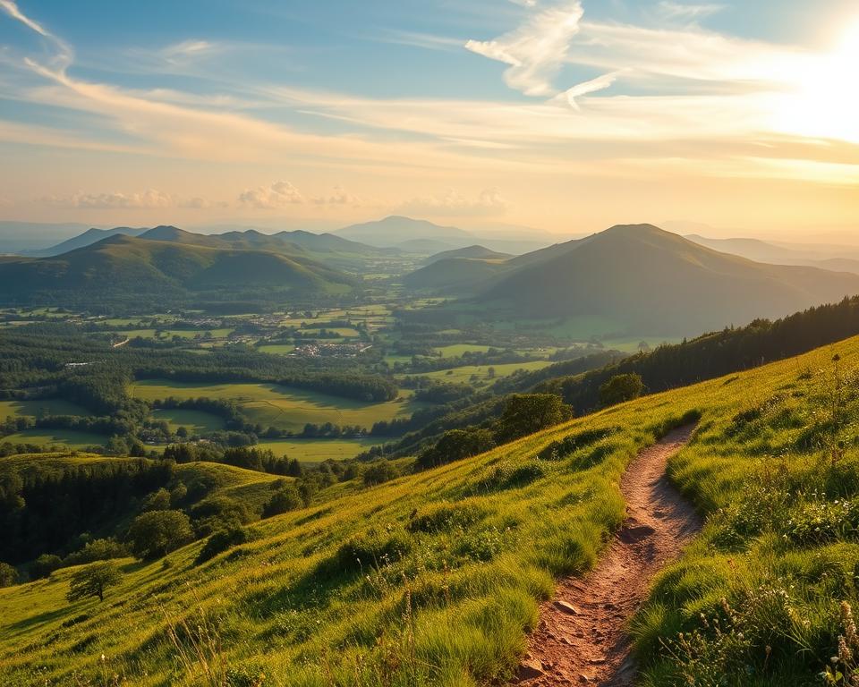 Wandern East Midlands Landschaft