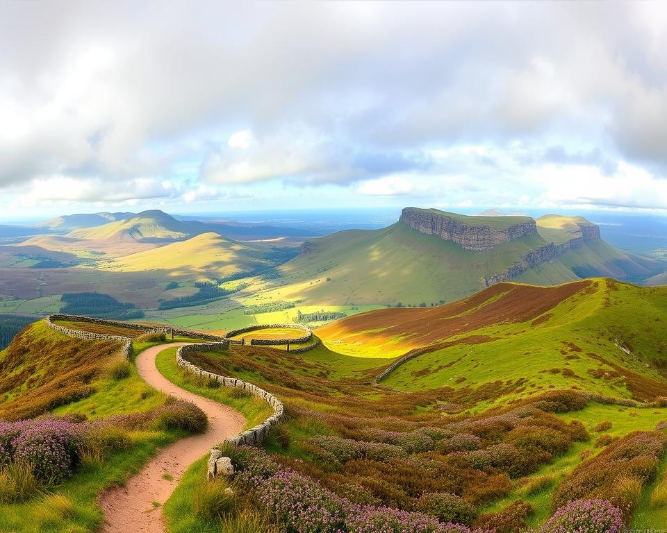 Wandern North York Moors Landschaft