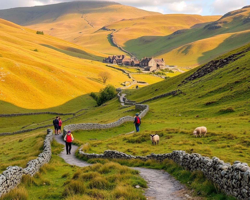 Wandern Yorkshire Dales Outdoor-Aktivitäten