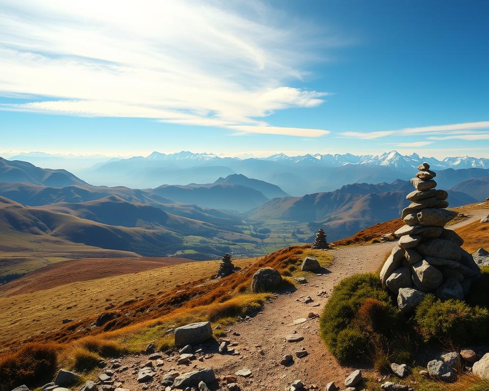 Wanderwege Cairngorms Landschaftspanorama