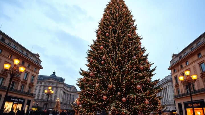 London Weihnachtsbaum: Festliche Tradition in der City