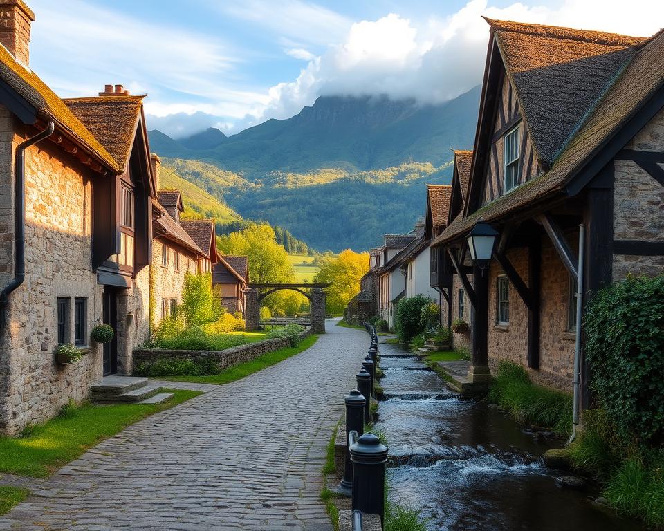 Brecon Dorf Nationalpark Eingang