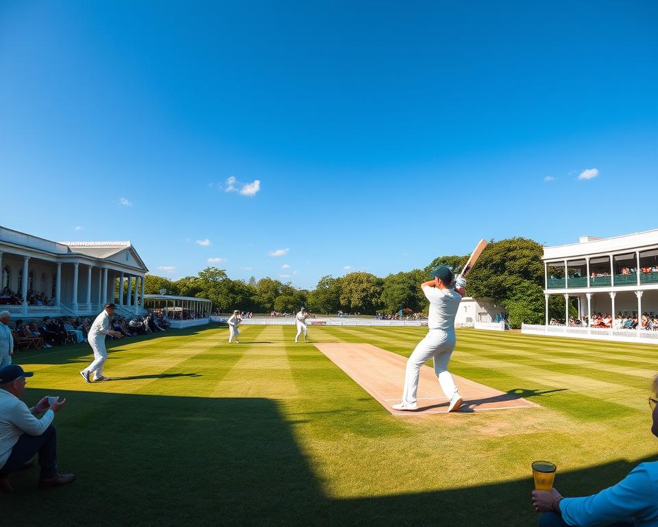 Englischer Cricket Sommersport