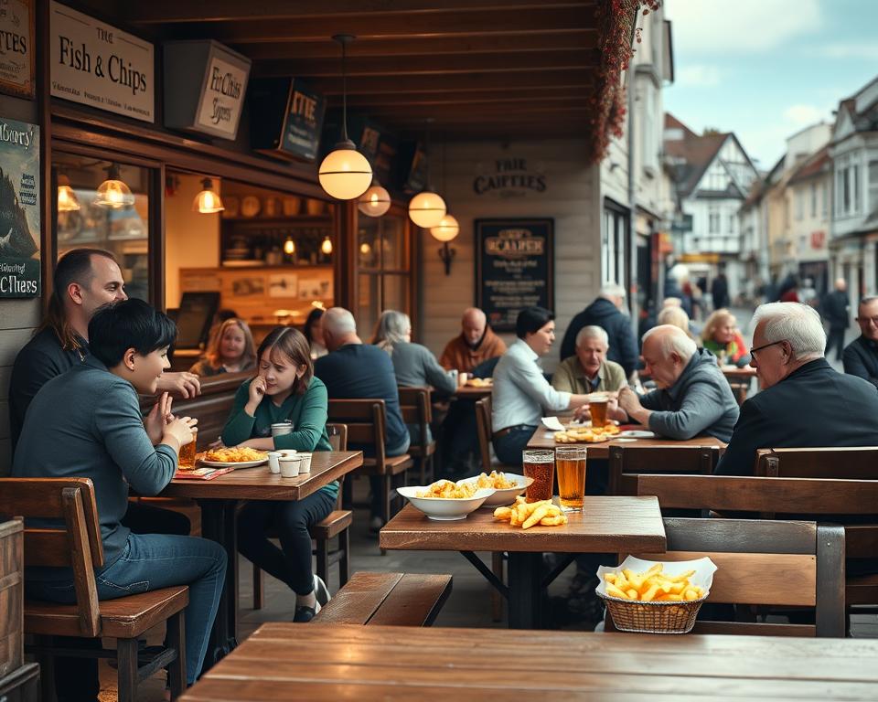 Fish and Chips Soziale Geschichte