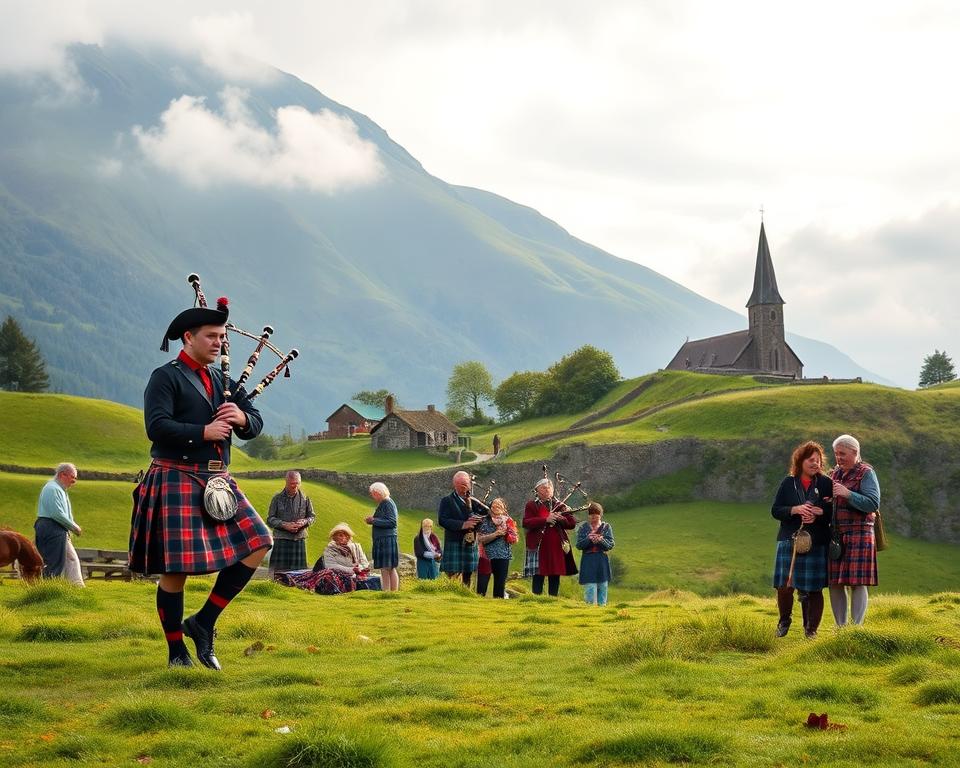 Highland Kultur Traditionen
