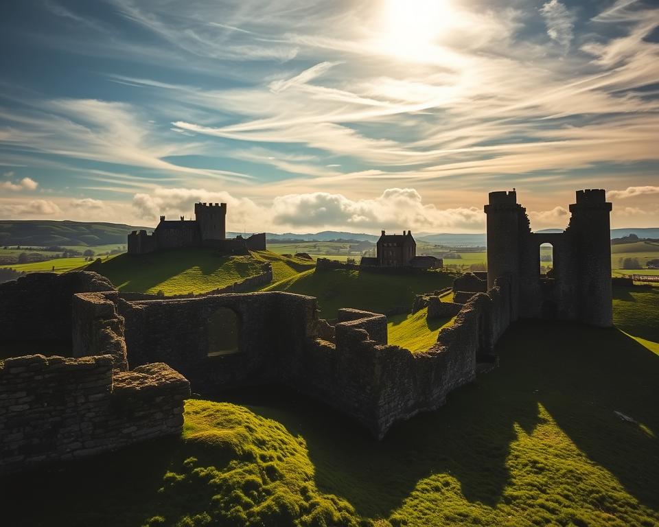 Irische Burgruinen und Schlösser