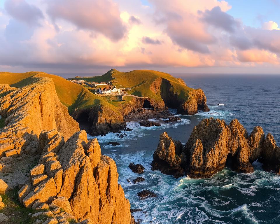 Land's End Cornwall Küstenlandschaft Land's End Cornwall Küstenlandschaft