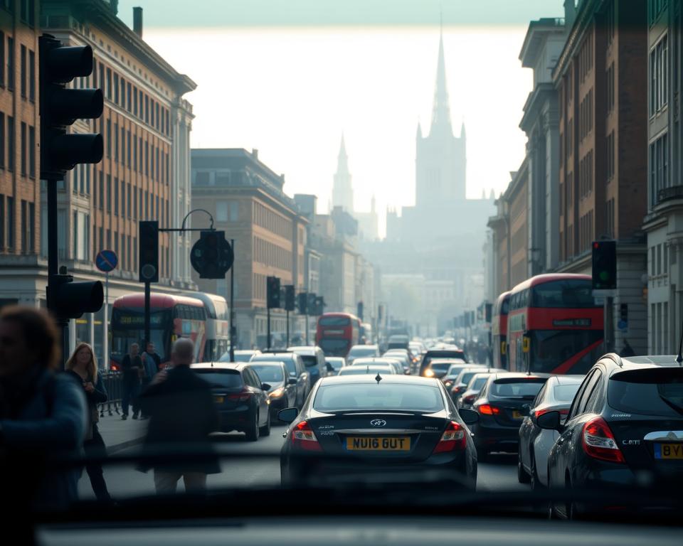 Londoner Reisezeiten Verkehrsaufkommen UK
